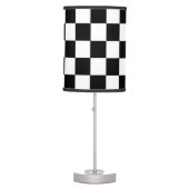Black And White Checkered Lamps (Front)