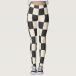 Black and White Checkered Leggings<br><div class="desc">Black and White Checkered Leggings</div>