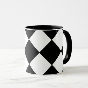 Black and White Checkered Mug
