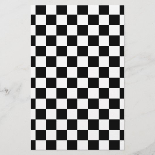 Black and white checkered pattern (Front)