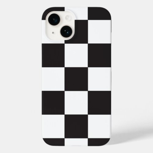 Black and White Checkered Pattern Case_Mate iPhone 14 Case