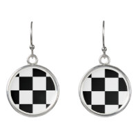 Black and White Checkered Pattern