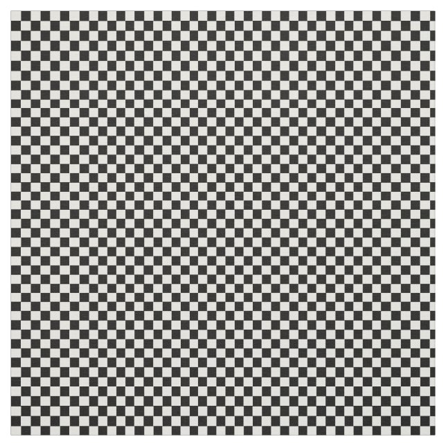 Black and white checkered pattern. fabric (Swatch)
