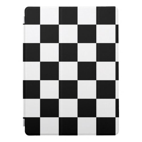Black and White Checkered Pattern iPad Pro Cover
