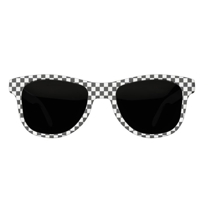 checkerboard sunglasses