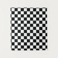 Black and White Checkered Pattern