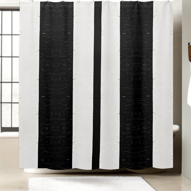 Black and White Checkered Shower Curtain Style 2 (Creator Uploaded)