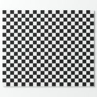 Seamless Gingham Checker Squares Christmas Wrapping Paper Pattern