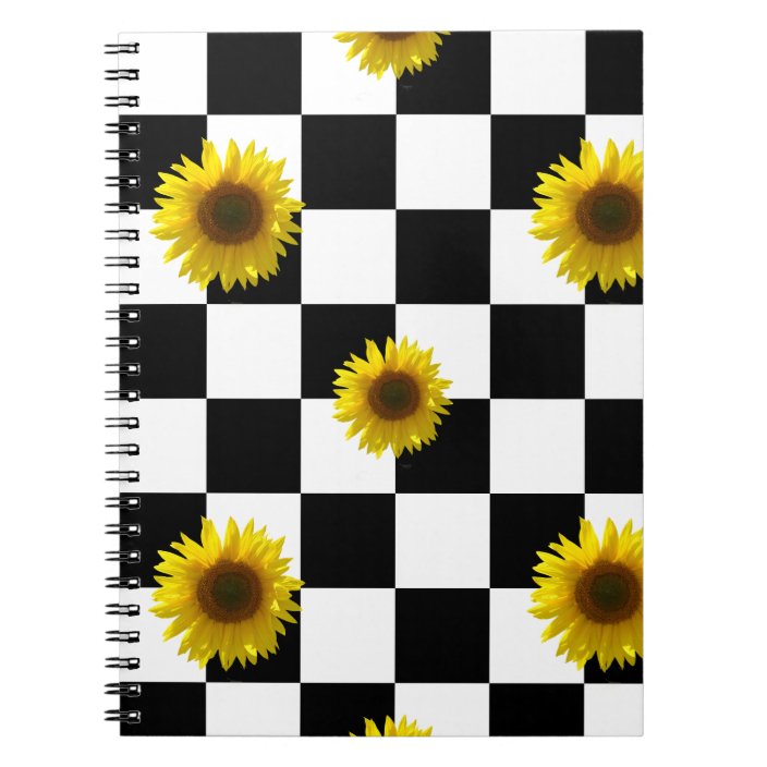 Black and White Checkered \u0026 Sunflower 