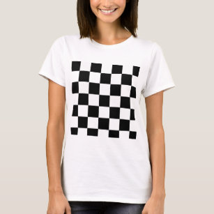 Black and White Checkered T-Shirt