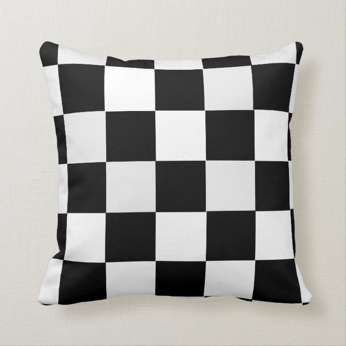 checkered pillows