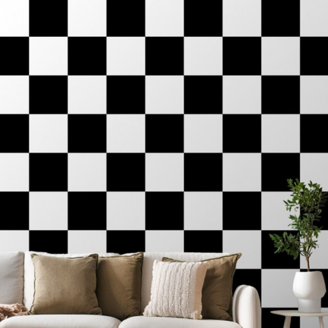 Black and White Checkered Wallpaper (Creator Uploaded)