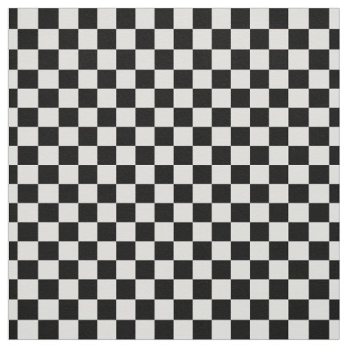 Black and White Chess board pattern Fabric
