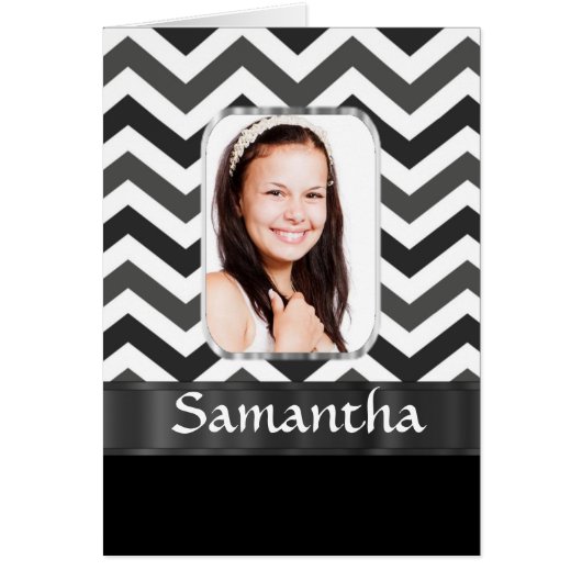 Black and white chevron cards (Front)