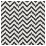 Black and White Chevron Fabric