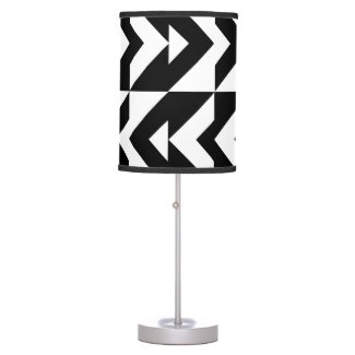 Black and White Chevron Geometric Pattern
