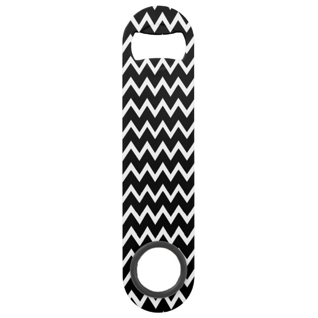  Black And White Chevron Pattern  Bar Key (Front)