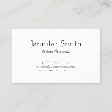 Black And White Chevron Pattern Business Card