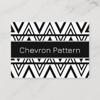 Black and White Chevron Pattern