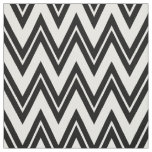Black And White Chevron Pattern Fabric