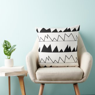 Black and White Chevron Pattern
