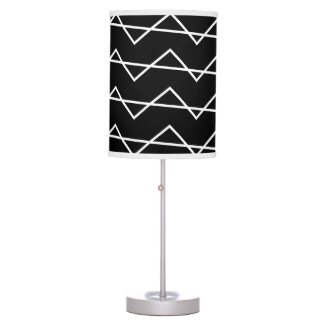 Black and White Chevron Stripe Modern Pattern