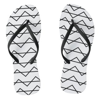 Black and White Chevron Stripe Modern Trendy