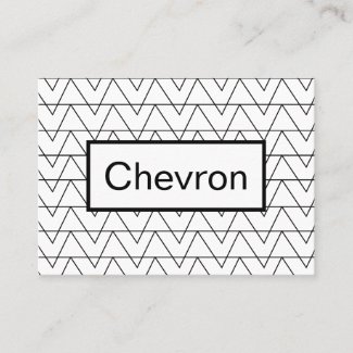 Black and White Chevron Stripe Pattern