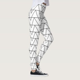 Black and White Chevron Stripe Pattern