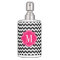 Black and White Chevron with Hot Pink Monogram