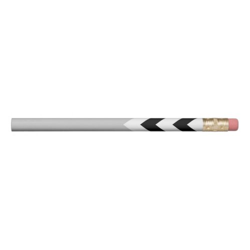 Black and White Chevron Zigzag Pattern 6 Pencil