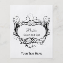 black and white Chic Business Flyers