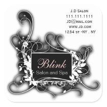 black and white Chic Business stickers