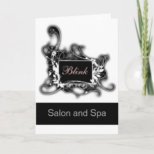 black and white Chic Business Thank You Cards