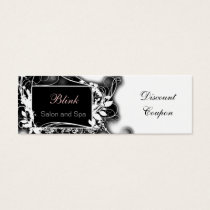 black and white Chic discount coupon