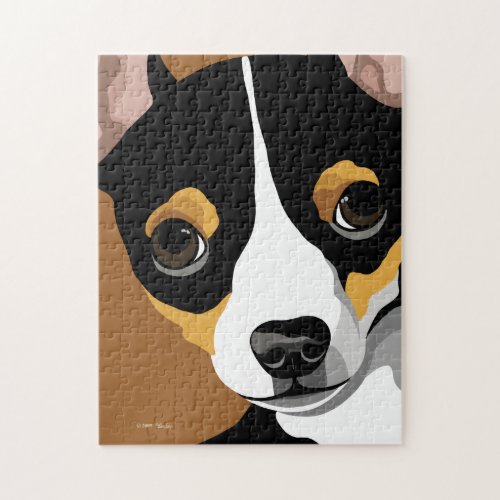 Black and White Chihuahua Jigsaw Puzzle