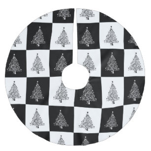 Black And White Christmas Tree Skirts | Zazzle