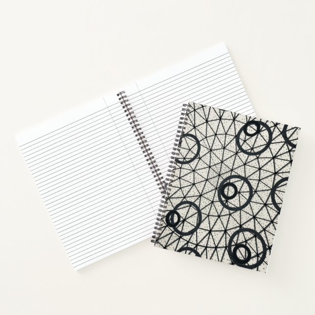 Black and White Circles Notebook (Inside)