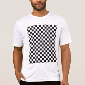 Black And White Classic Checkerboard STaylor T-Shirt