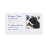 Black and White Cocker Spaniel Business Cards