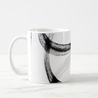 Black and White Coffee Mug Modern