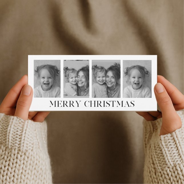 Black and White Collage Photo Merry Christmas (Creator Uploaded)
