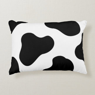 Black and white color patterns accent pillow
