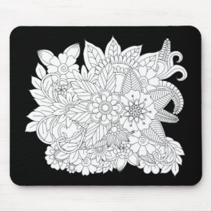 Black and White, Color This Mouse Pad
