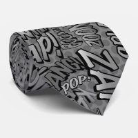 Black and White Comic Book Pop Art Superhero