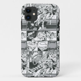 Black and White Comic Pattern iPhone 11 Case