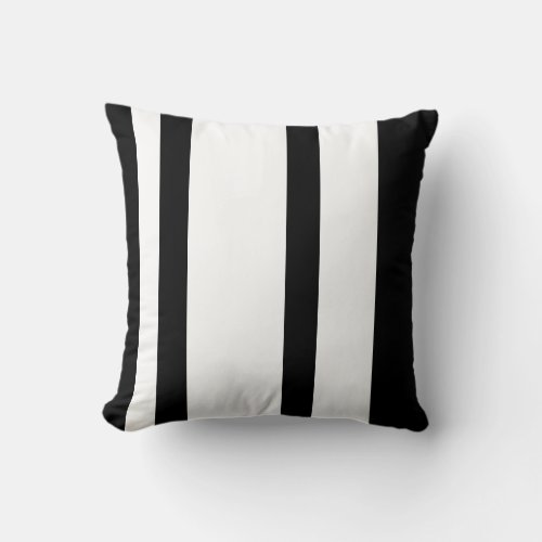 Black and White Contemporary  Throw Pillow