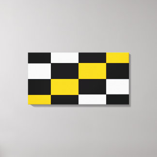 black and white contrast canvas print