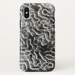 Black and White Coral I Abstract Nature Photo iPhone X Case