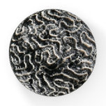 Black and White Coral I Abstract Nature Photo Paperweight